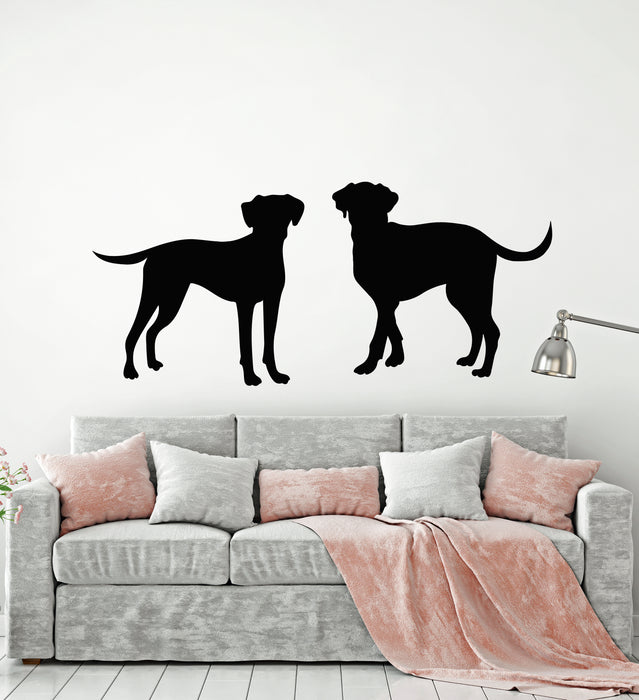 Vinyl Wall Decal Dalmatians Dog Animals Pet Grooming Stickers Mural (g2689)
