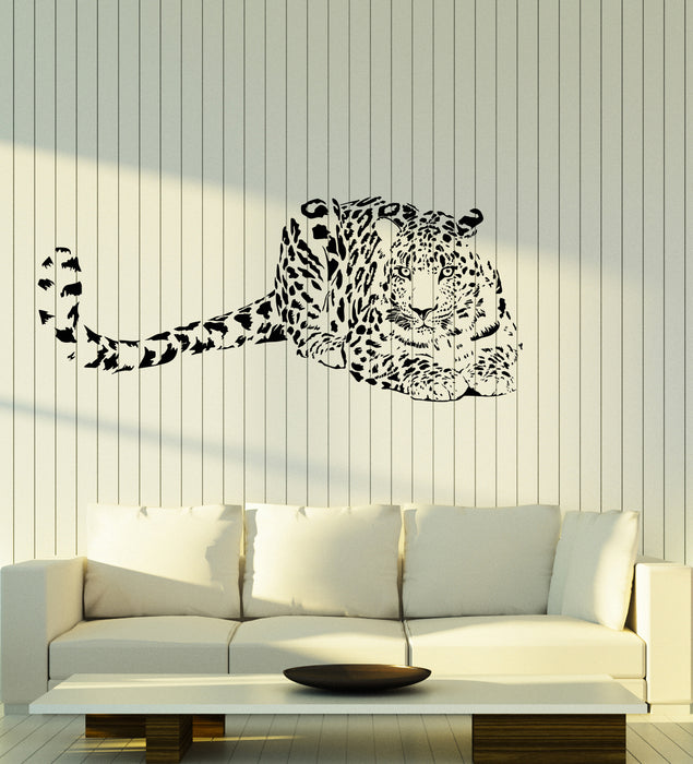 Vinyl Wall Decal Jaguar Predator Wild Animal Tribal Room Decor Stickers Mural (ig6169)