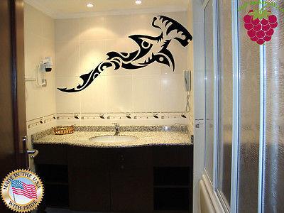 Wall Stickers Vinyl Decal Hammerhead Shark Scary Ocean Sea Marine Hunt Unique Gift EM192