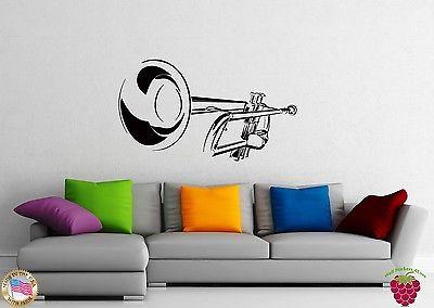 Wall Stickers Vinyl Decal Saxophone Classical Music Jazz Musical Instrumen Unique Gift z1040