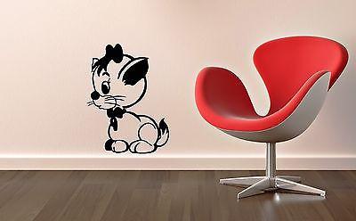 Wall Stickers Vinyl Decal Kitten Cat Animal Pet For Kids Nursery Unique Gift ig1577