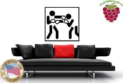 Wall Stickers Vinyl Decal Box Boxing Gloves Martial Arts Sport Wall Art Unique Gift (z006)