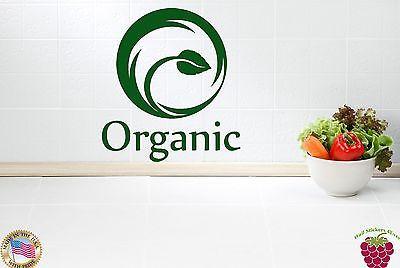 Wall Stickers Vinyl Decal Healthy Food For Kitchen Ecology Organic Unique Gift z1160