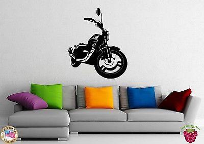 Wall Stickers Vinyl Decal Motorcycle Bike Speed Racing Unique Gift z1109
