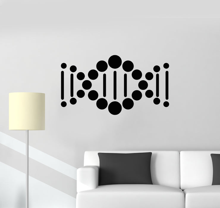 Vinyl Wall Decal Spiral Genus DNA Molecule Medical Center Decor Stickers Mural (g1575)
