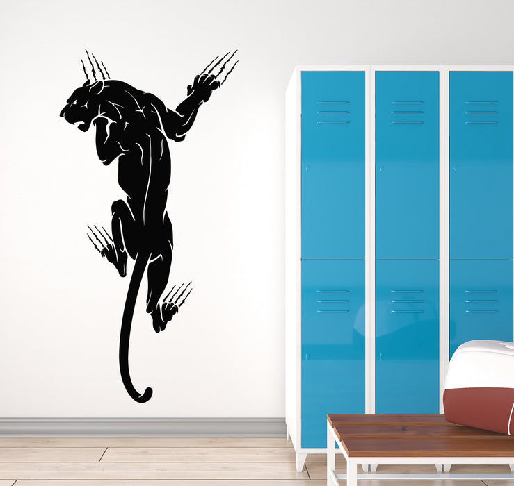 Vinyl Wall Decal Beast Panther Tribal Predator Wild Animal Stickers Mural (g6571)