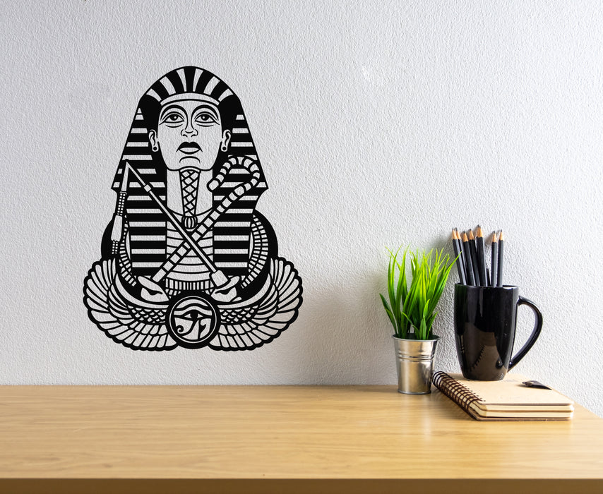 Vinyl Wall Decal King Ancient Egypt Pharaoh Tutankhamun Stickers Mural (g4774)