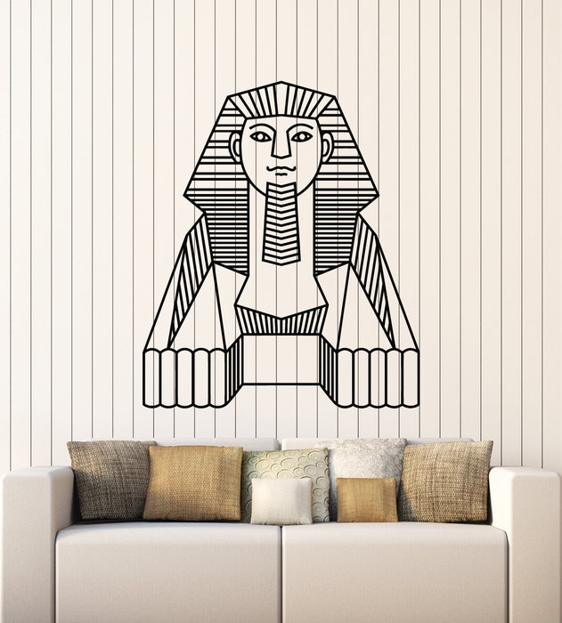 Vinyl Wall Decal Egyptian Sphinx Ancient Egypt Pharaoh Decor Stickers Mural (g7406)