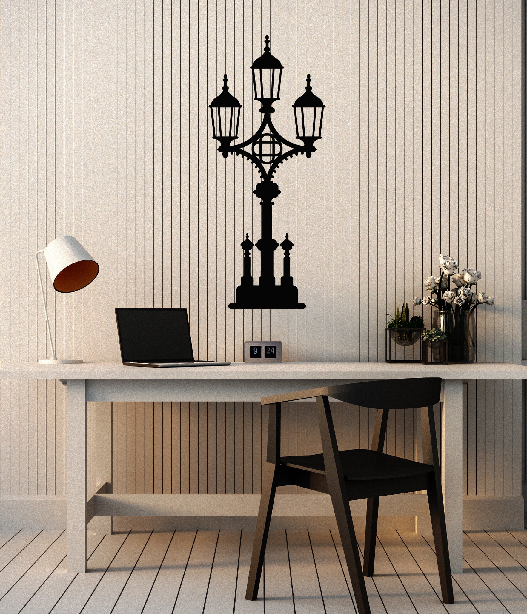 Vinyl Wall Decal Street Light Lamp Lantern Room Home Decor Stickers Mu ...