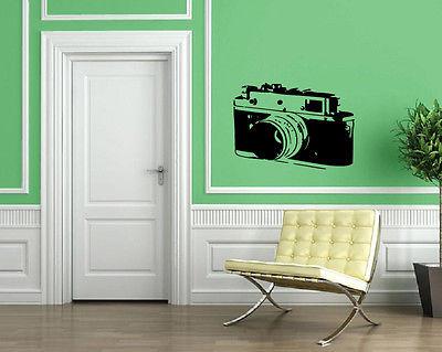 Old Camera Photography Pictures Wall Decor Mural Vinyl Decal Art Sticker Unique Gift M558