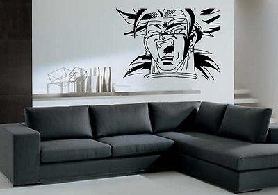 Broly Dragon Ball Z Cartoon Anime Manga Decor Wall Mural Vinyl Art Sticker Unique Gift M435