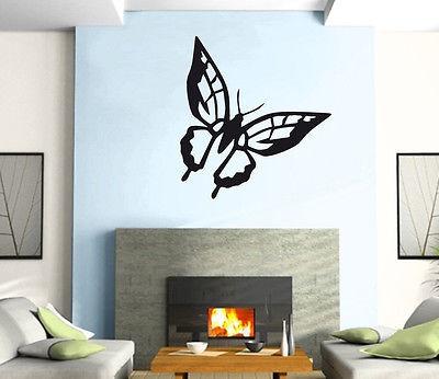 Butterfly Nature Wings Floral Decor Wall mural vinyl Decal Sticker Unique Gift z209