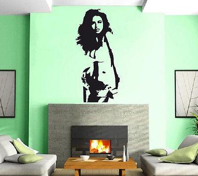 Sexy Hot Girl Woman Hair Spa Beauty Salon Wall Art Decor Vinyl Sticker Unique Gift z522