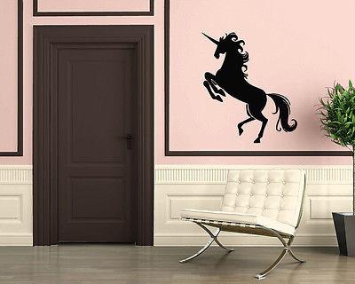 Heraldy Middle Ages Animal Unicorn Wall Art Decor Vinyl Sticker Unique Gift z309