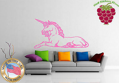 Wall Sticker Vinyl Decal Unicorn Mythological Animal Fairytale Child Room  Unique Gift z301