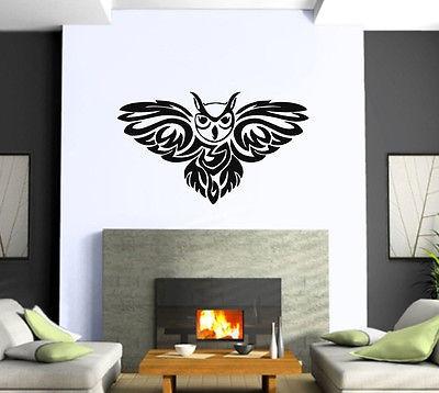 Owl Night Bird  Scary Horror Funny Fairytale  Wall Art Decor Vinyl Sticker Unique Gift z504