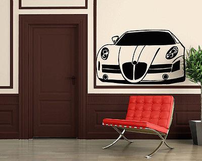 Sport Race Speed Car Motor Vehicle Mural Wall Art Decor Vinyl Sticker Unique Gift (z869)