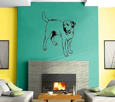Wall Sticker Vinyl Decal Dog Pets Animals Kids Children Mural Unique G ...