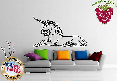 Wall Sticker Vinyl Decal Unicorn Mythological Animal Fairytale Child Room  Unique Gift z301