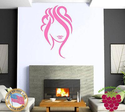 Wall Stickers Vinyl Decal Fashion Hot Sexy Girl Beaty Spa Salon Haircuttery Unique Gift z614