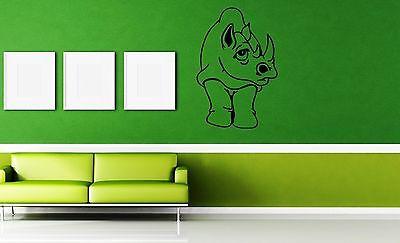 Wall Stickers Vinyl Decal Animal Rhino Africa For Kids Unique Gift ig1638