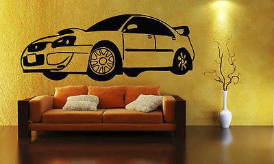 Sport Race Speed Car Motor Vehicle Mural  Wall Art Decor Vinyl Sticker Unique Gift z858