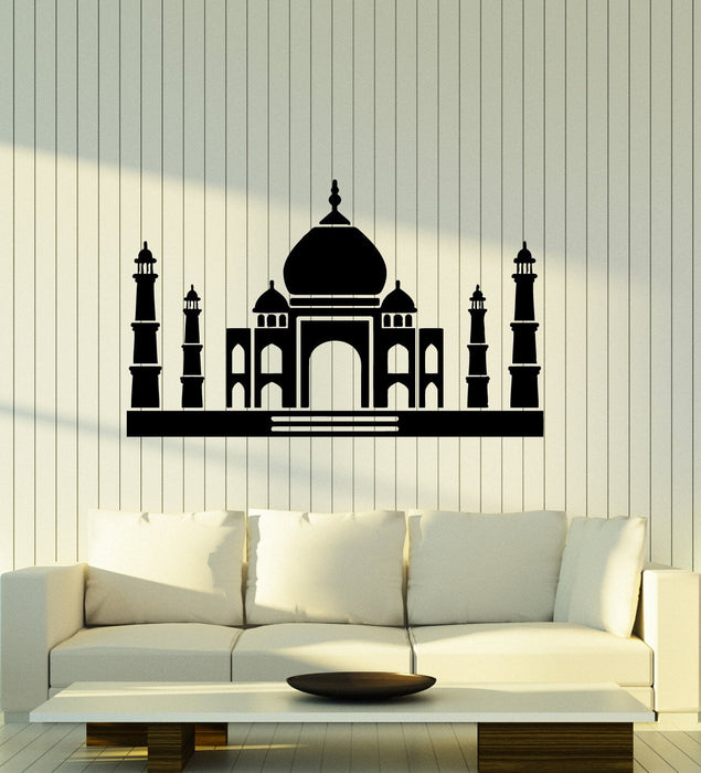 Vinyl Decal Wall Sticker Taj Mahal Mosque India Interior Home Decor Unique Gift (g067)