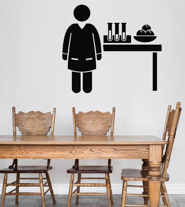 Wall Vinyl Sticker Decal Jobs Occupations Careers Food Culinary Chef Unique Gift (n1380)