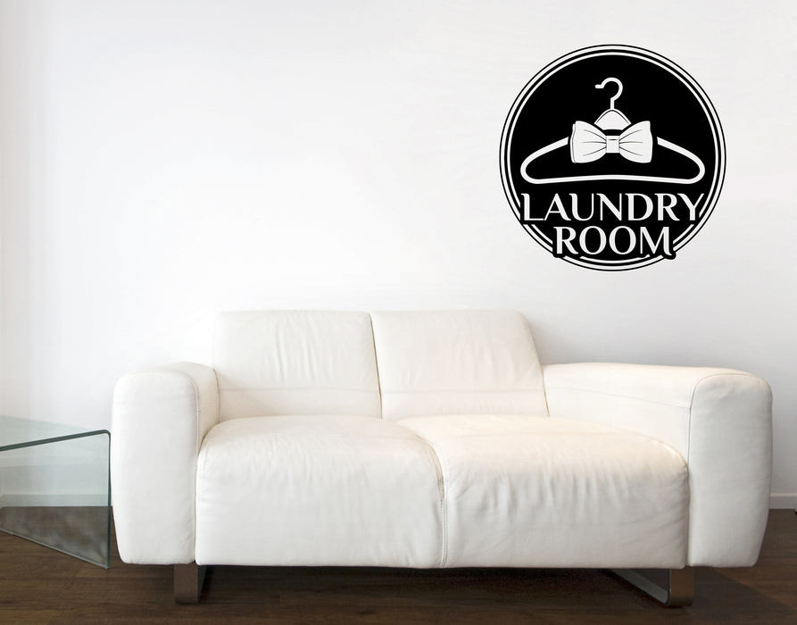 Vinyl Decal Wall Sticker Dry Cleaning Service Washing Laundry Room Logo label Unique Gift (n1472)