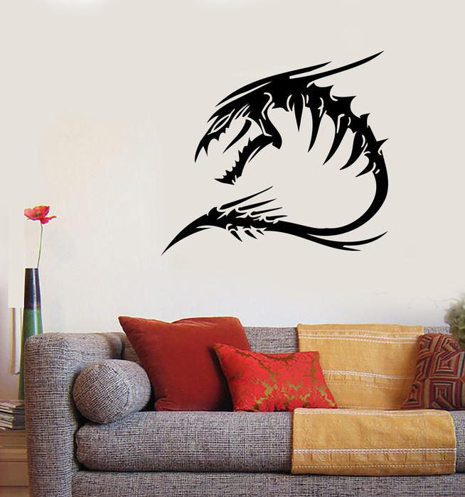 Wall Vinyl Decal Sticker Ocean Animals Dangerous Predator Sea Monster Unique Gift (n1749)