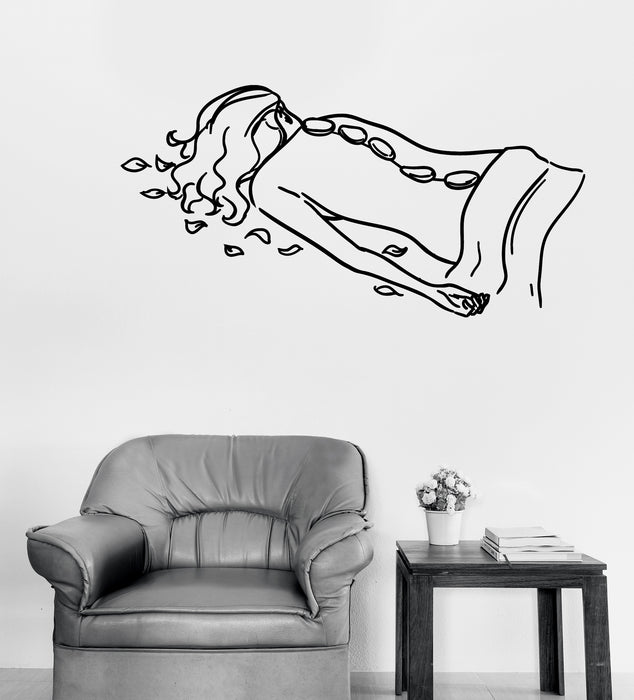 Vinyl Decal Wall Sticker Spa Salon Stone Massage Decor Unique Gift (n1752)