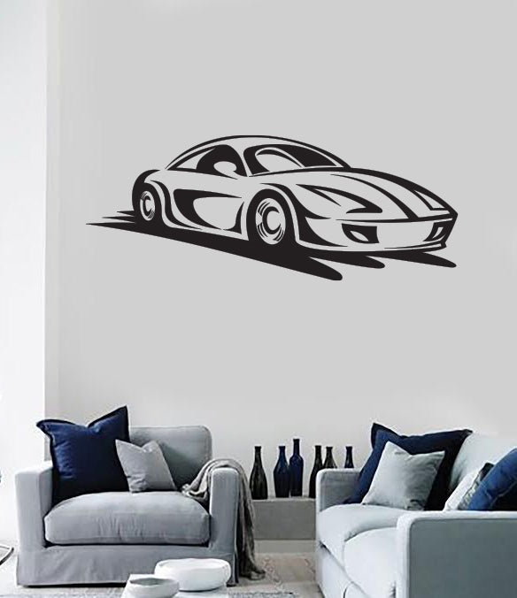 Vinyl Wall Decal Sticker Sports Car Luxury Vehicle Garage Decor Unique Gift (n1904)