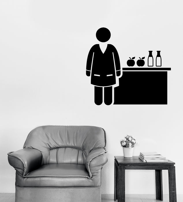 Vinyl Wall Decal Cook Medical Jobs Healthcare Hospital Careers Decor Unique Gift (n1405)