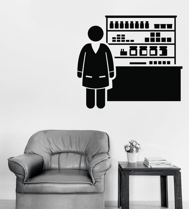 Vinyl Wall Decal Laboratory Assistant Medical Healthcare Hospital Jobs Unique Gift (n1404)