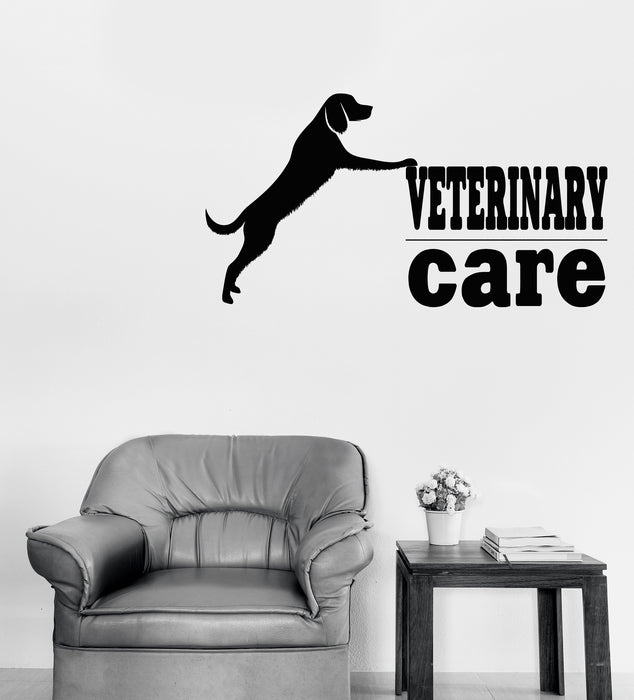 Vinyl Wall Decal Sticker Pet Logo Veterinary Care Animals Design Unique Gift (n1613)