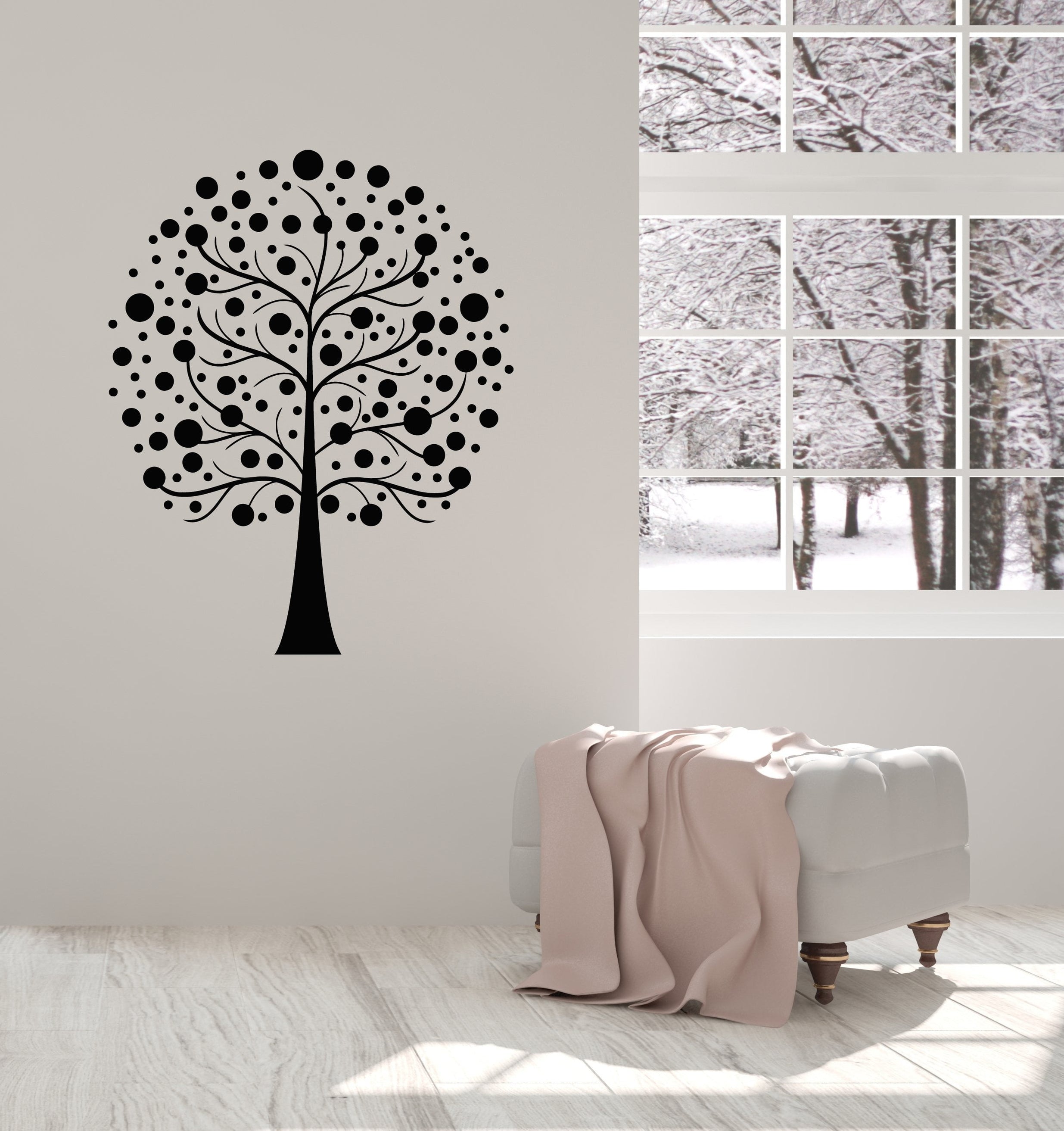 Vinyl Wall Decal Abstract Tree Branches Living Room Home Interior Stic ...