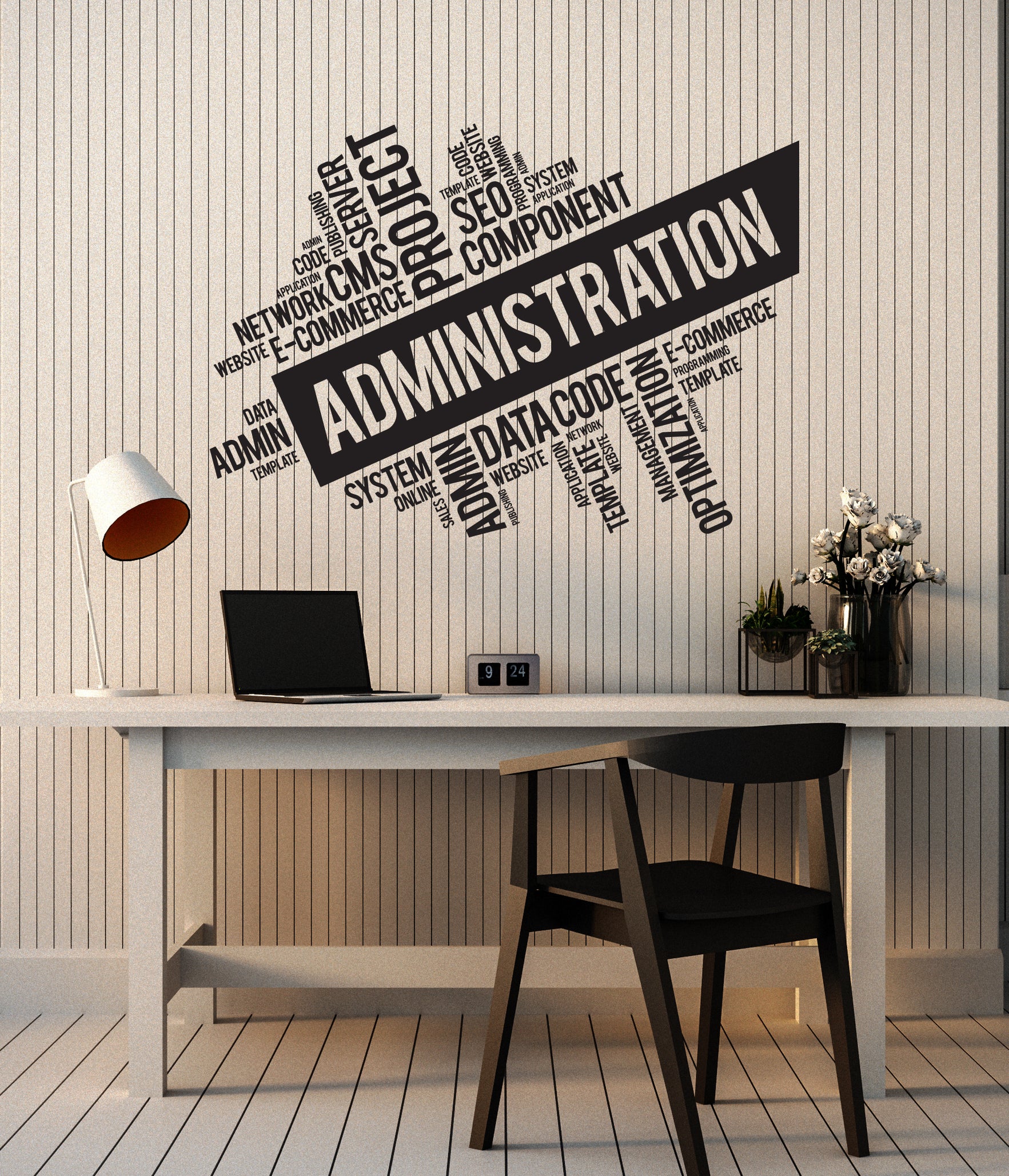 Vinyl Wall Decal Administration Office Space Decor Idea Admin Stickers ...
