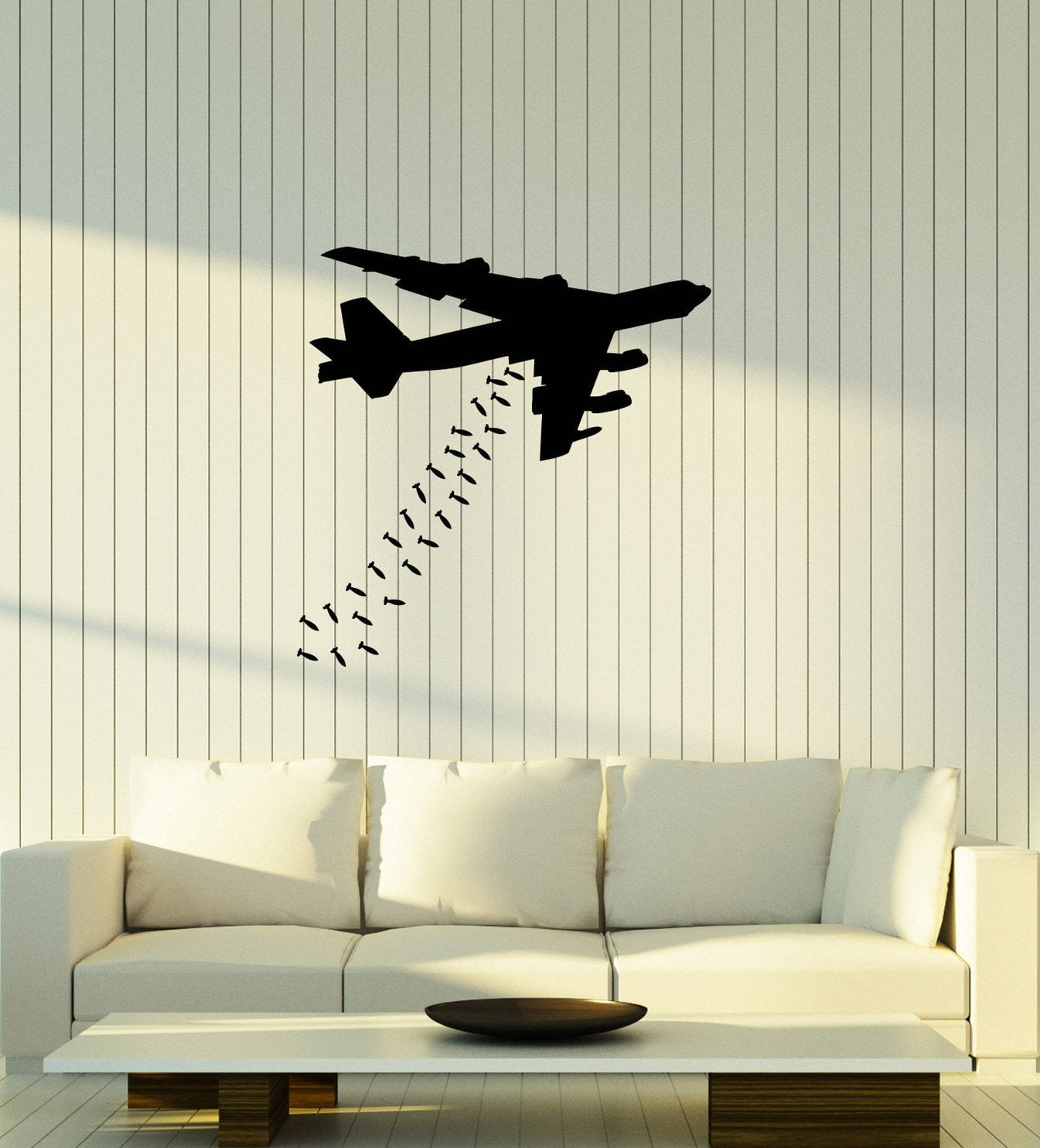 Vinyl Wall Decal Airplane Bomber War Aviation Teen Room Interior Stick ...