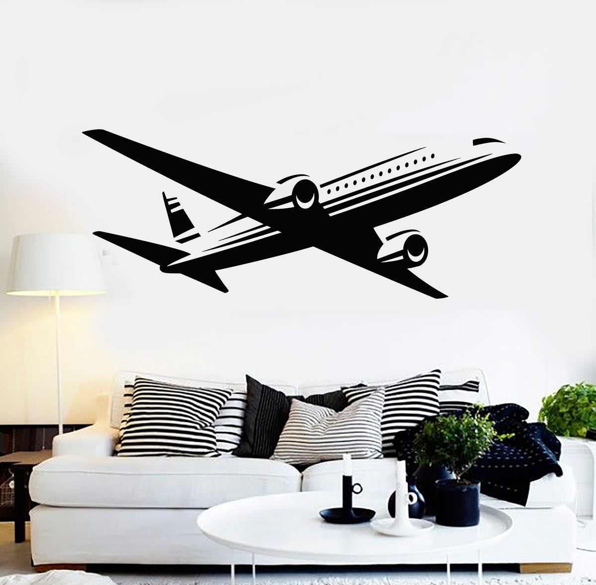 Vinyl Wall Decal Aircraft Aviation Sky Tourism Fly Plane Pilot Sticker ...