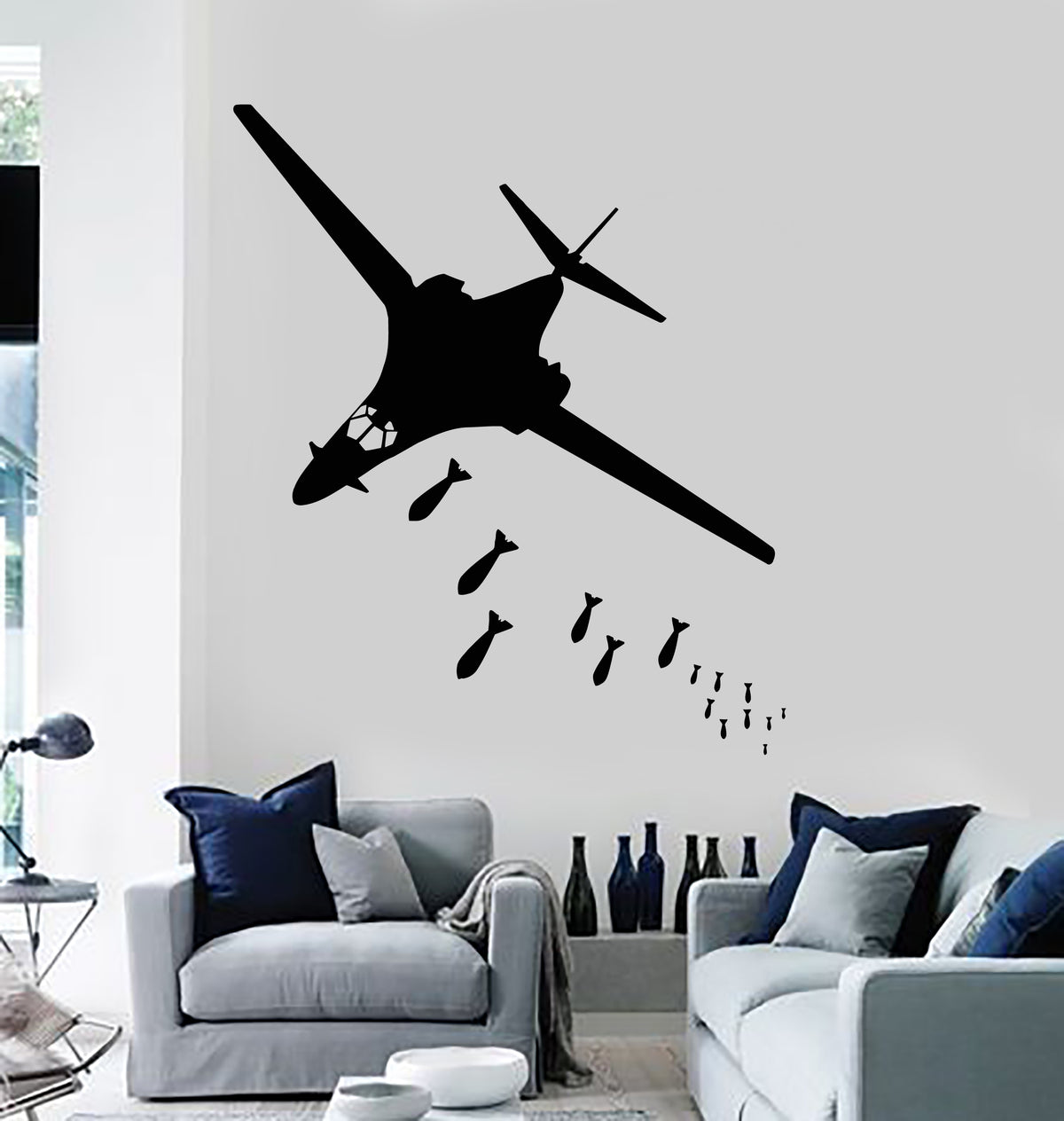Vinyl Wall Decal Helicopter Air Special Forces Army Military Aviation ...