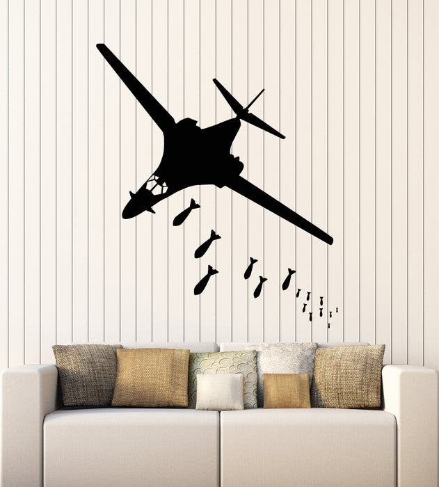Vinyl Wall Decal Helicopter Air Special Forces Army Military Aviation Stickers Mural (g5107)