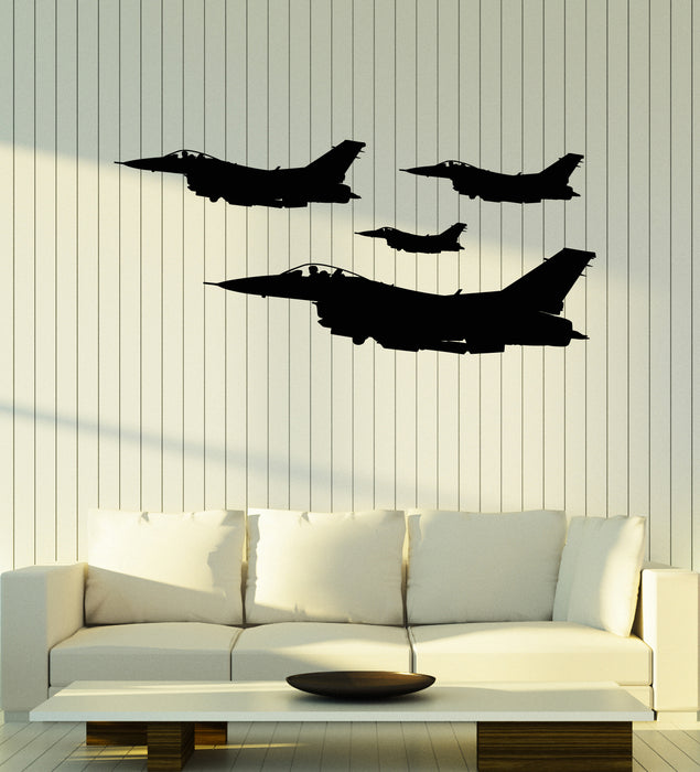 Vinyl Wall Decal Helicopters Combat Military Aircraft Air Special Forces Stickers Mural (g5638)