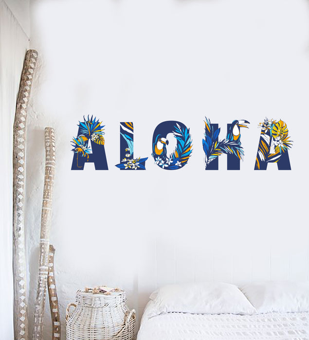 Colored Aloha Hawaii Hawaiian Beach Style Full Color Interior Exterior Mural for Walls or Cars (igc002)