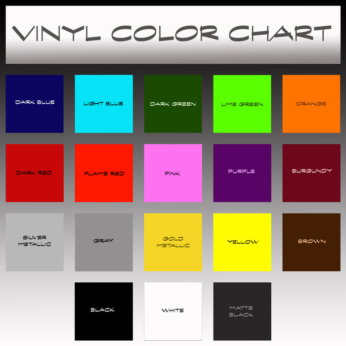 Vinyl Wall Decal Garage Auto Paint Service Color Car Decor Stickers Mural (g7048)