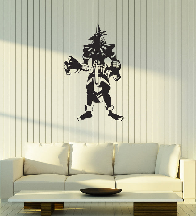 Vinyl Wall Decal Anubis Egyptian Gods Ancient Egypt Room Decoration Stickers Mural (ig6042)
