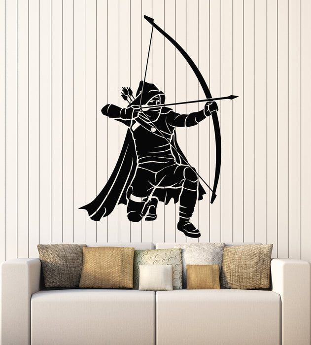 Vinyl Wall Decal Archer Warrior Hunting Archery Sports  Stickers Mural (g1747)