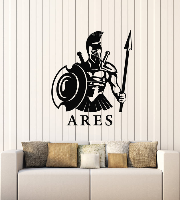 Vinyl Wall Decal Ares God Of War Ancient Greece Greek Mythology Stickers Mural (g2191)