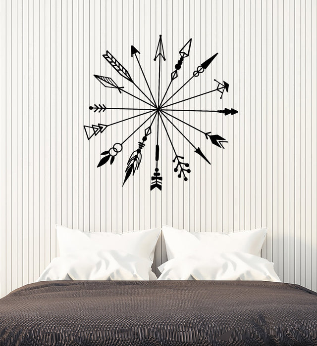 Vinyl Wall Decal Arrows Ethnic Style Room Decoration Idea Art Stickers Mural (ig5341)