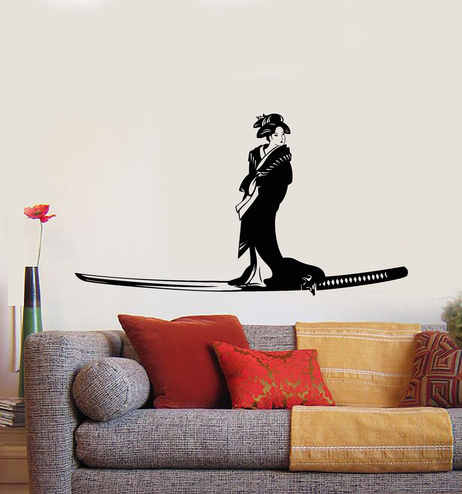 Custom Samurai Stickers And Wall Decals — Wallstickers4you
