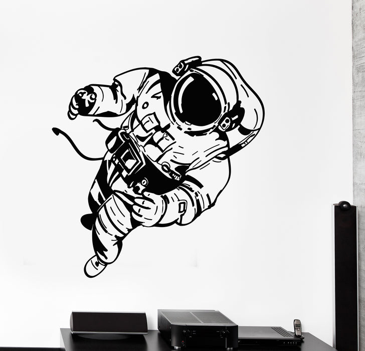 Vinyl Wall Decal Space Cosmic Spaceman Astronaut Costume Stickers Mural (g2790)